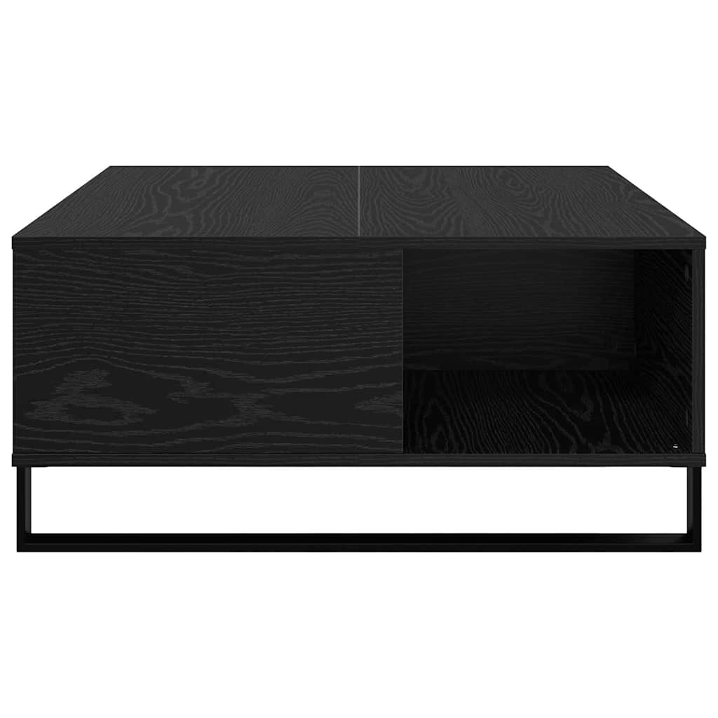 Soffbord Svart Ek 80 x 80 x 36.5 cm