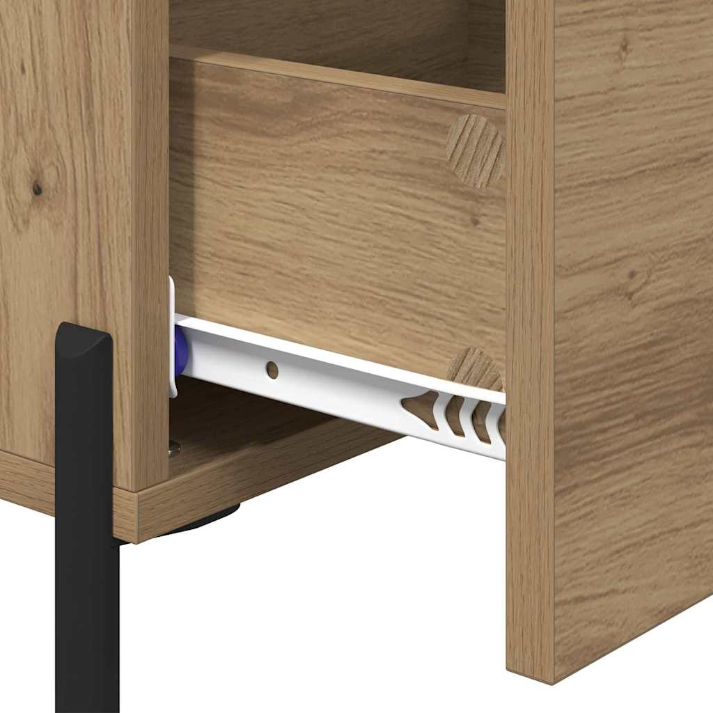 Sängbord Nattduksbord Artisan Ek 40 x 40 x 66 cm