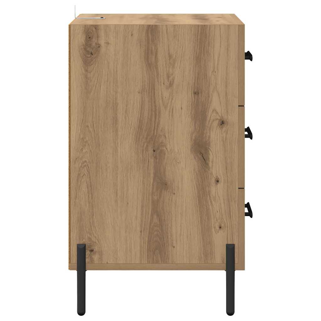 Sängbord Nattduksbord Artisan Ek 40 x 40 x 66 cm