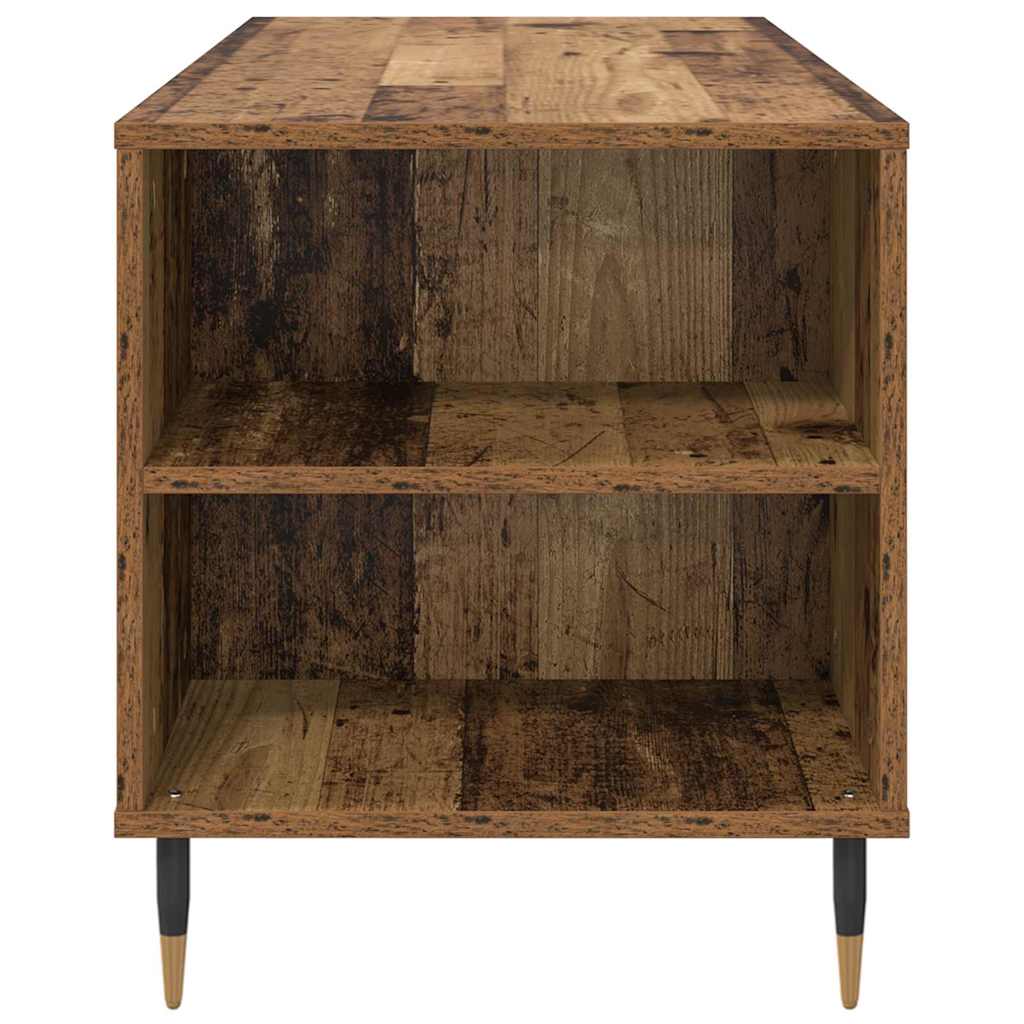 Soffbord Åldrat Trä 102 x 44.5 x 50 cm