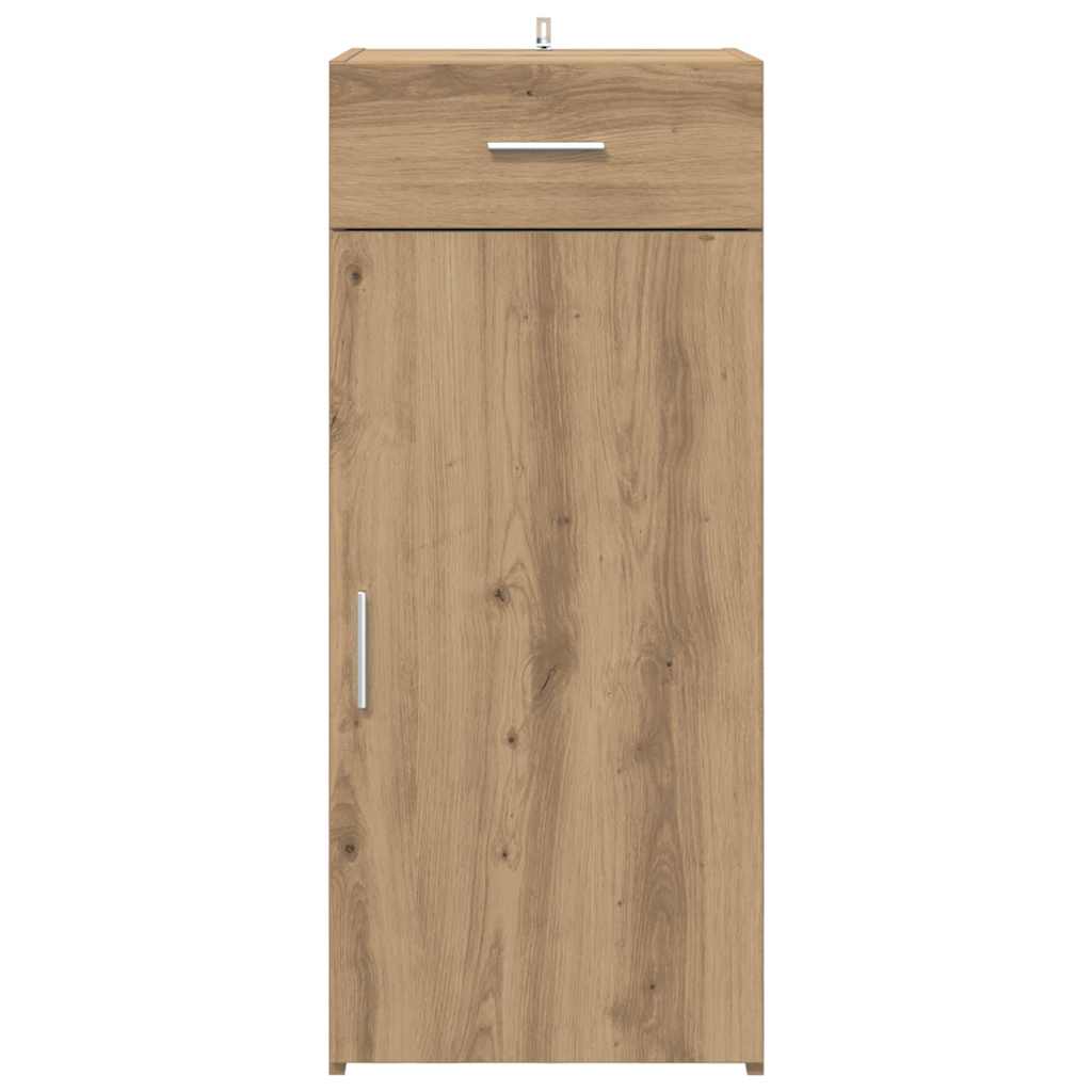 Skänk Svart Ek med låda 42,5 x 40 x 93 cm