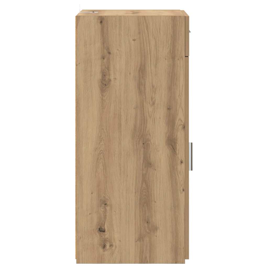 Skänk Svart Ek med låda 42,5 x 40 x 93 cm