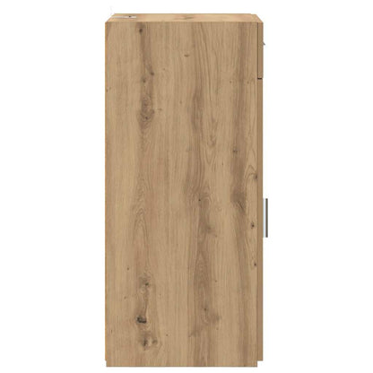 Skänk Svart Ek med låda 42,5 x 40 x 93 cm