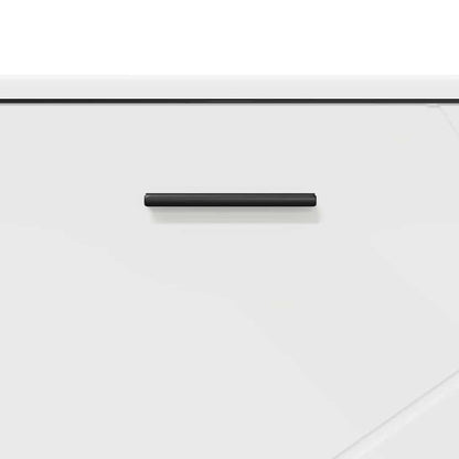 Badrumsskåp med låda Vit 76.5 x 35 x 64 cm