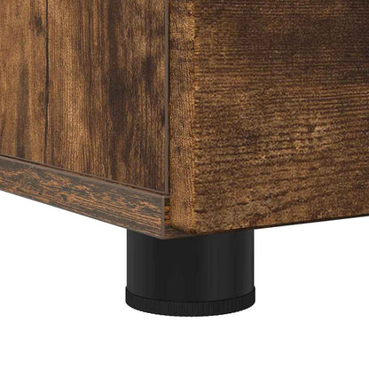 Badrumsskåp Rökfärgad Ek 76.5 x 35 x 64 cm