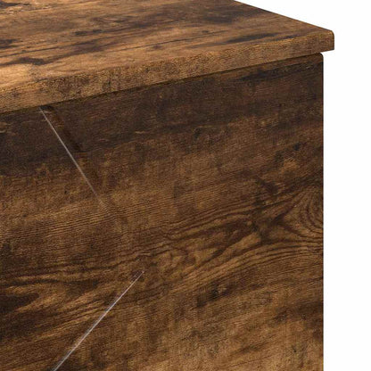 Badrumsskåp Rökfärgad Ek 76.5 x 35 x 64 cm