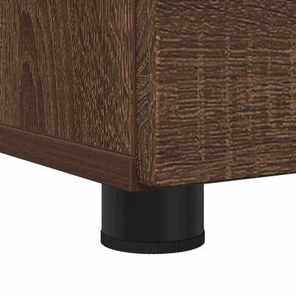 Badrumsskåp med låda Brun Ek 76.5 x 35 x 64 cm