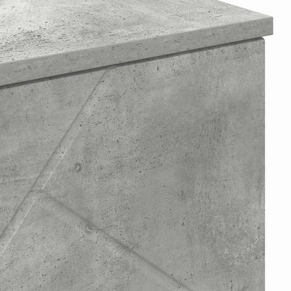 Badrumsskåp med hylla Betonggrå 60 x 35 x 80 cm