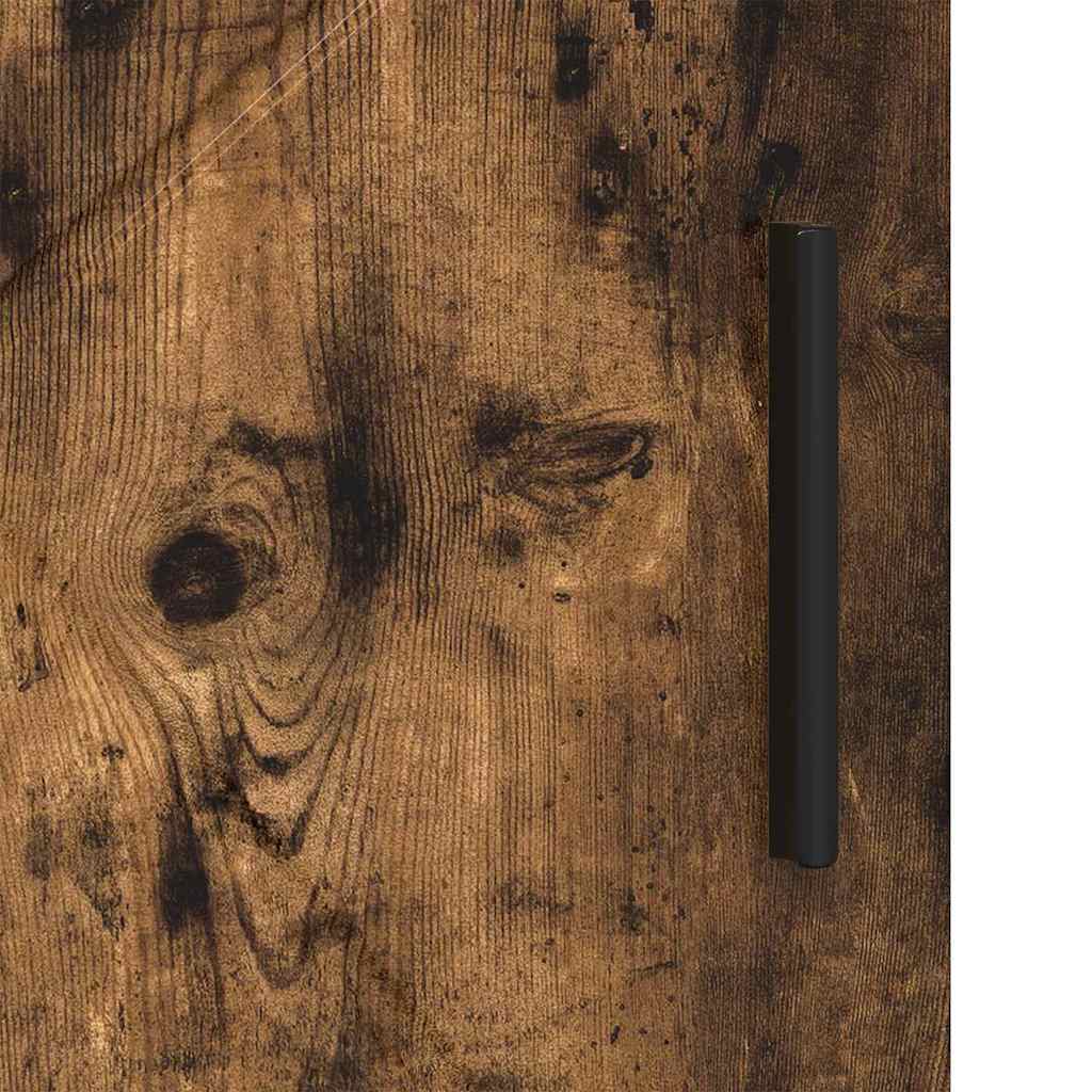 Badrumsskåp Rökfärgad Ek 60 x 35 x 80 cm