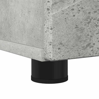 Badrumsskåp Betonggrå 30 x 35 x 192 cm