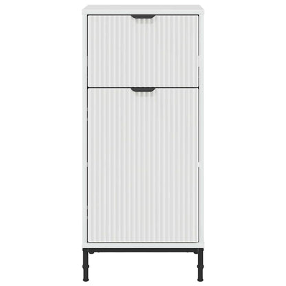 Badrumsskåp med låda Vit 39,5 x 36 x 88 cm