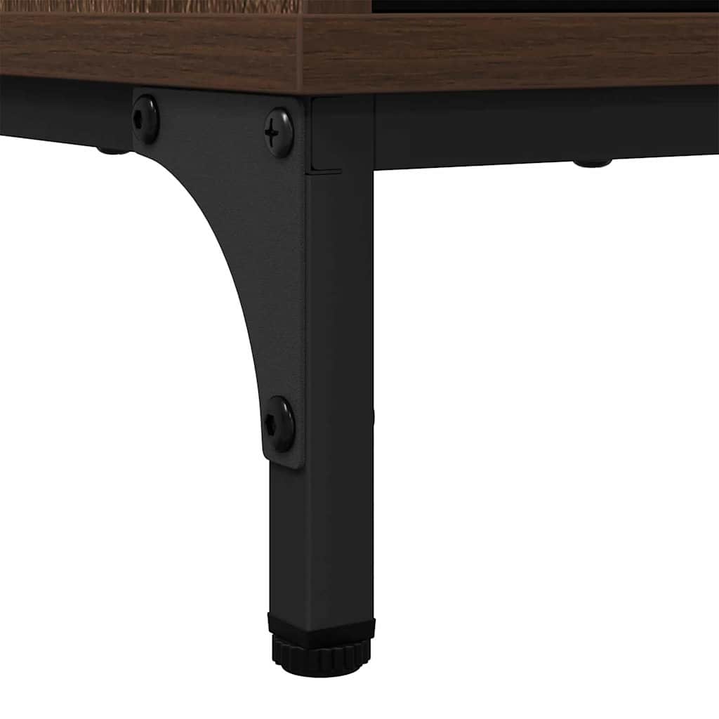 Badrumsskåp med låda Brun Ek 39,5 x 36 x 88 cm