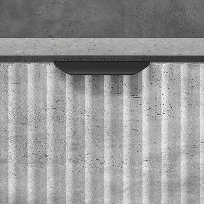 Badrumsskåp Betonggrå 31,5 x 33 x 190 cm