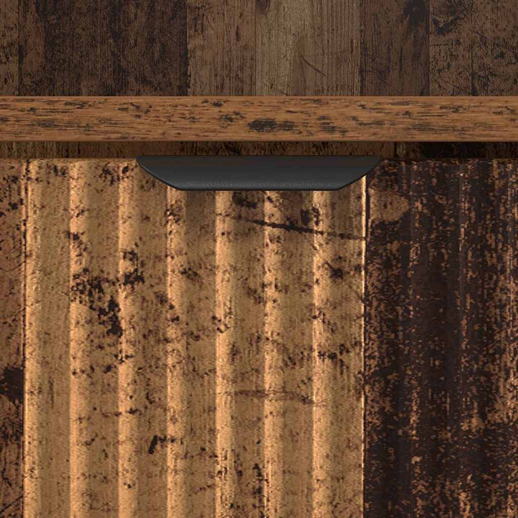 Badrumsskåp Gammalt Trä 31,5 x 33 x 190 cm