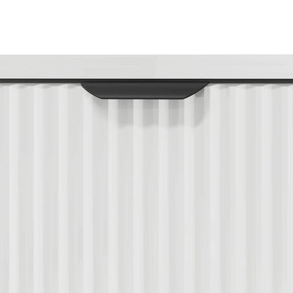 Badrumsunderskåp med handfat Högglans Vit 60,5 x 33,5 x 61 cm