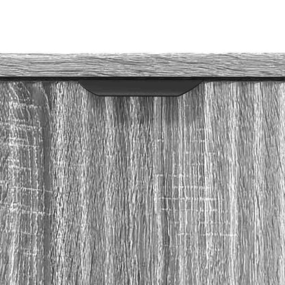 Badrumsunderskåp med handfat med dörr Sonoma Grå 60,5 x 33,5 x 61 cm