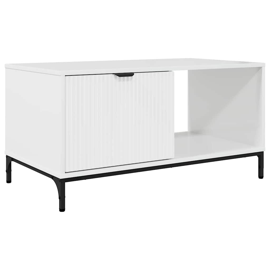 Soffbord Högglans Vit 90 x 49 x 46 cm