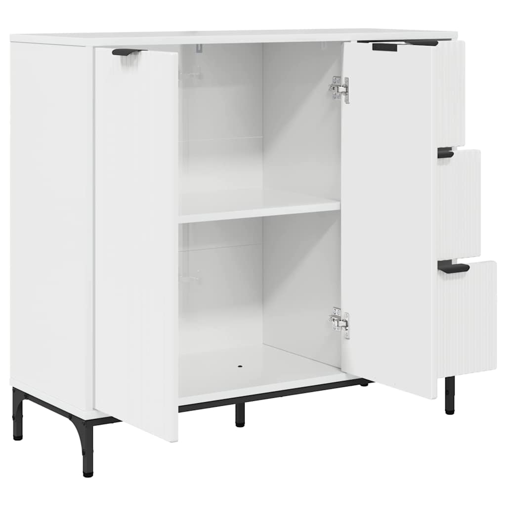 Skänk Högglans Vit 89,5 x 33 x 82 cm