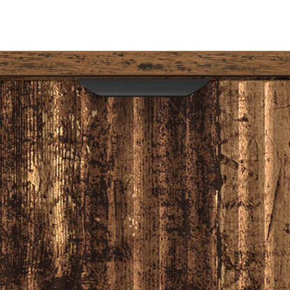 Sängbord Nattduksbord Åldrat Trä med låda 63.5 x 36 x 61 cm