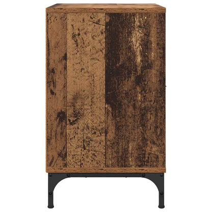 Sängbord 2 pcs Gammalt trä 49 x 36 x 61 cm Konstruerat trä