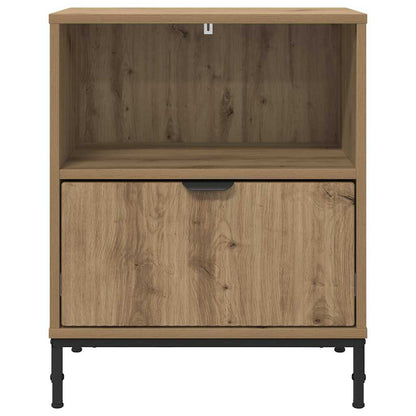 Sängbord 2 pcs artisan ek 49 x 36 x 61 cm Konstruerat trä