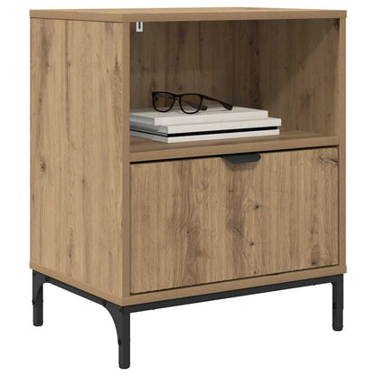 Sängbord 2 pcs artisan ek 49 x 36 x 61 cm Konstruerat trä