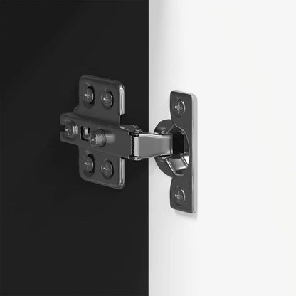 Badrumsskåp TULUM Svart 37 x 31.5 x 203 cm