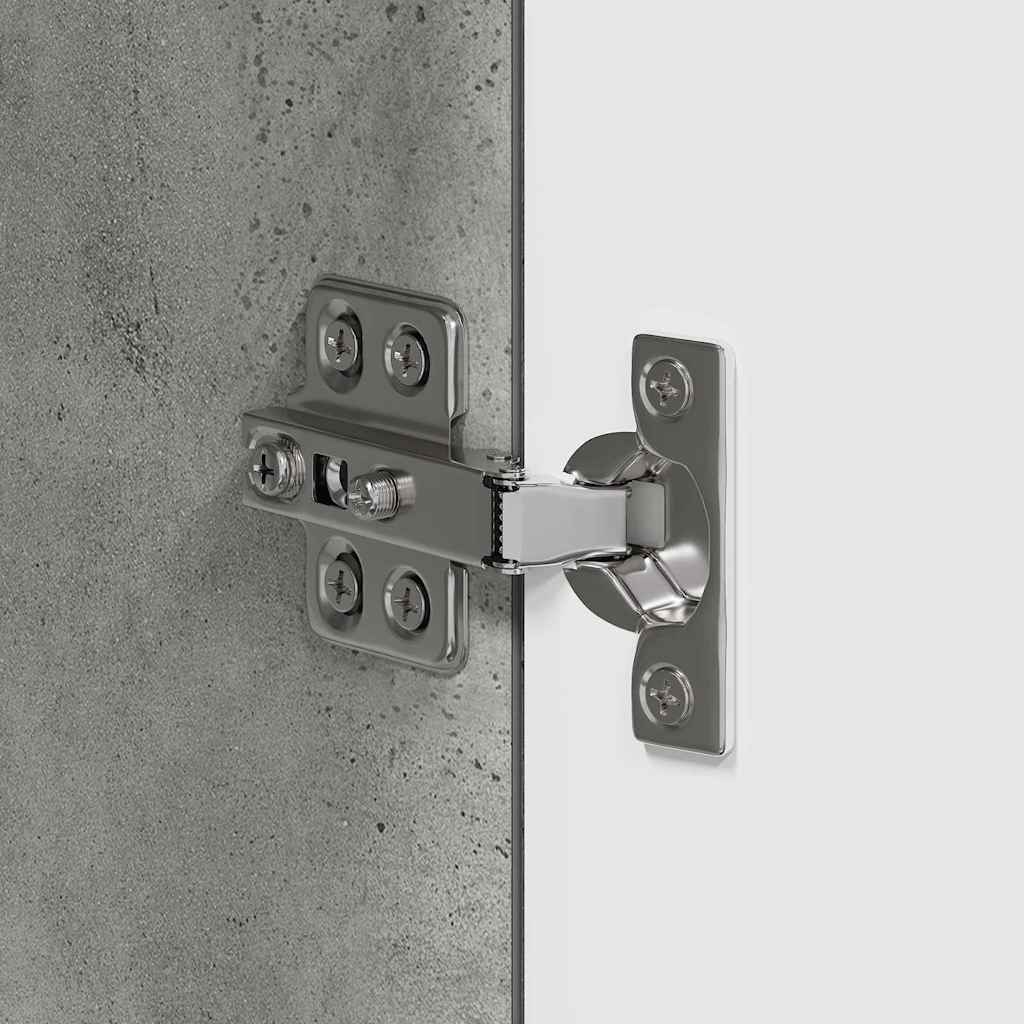 Badrumsskåp TULUM Betonggrå 37 x 31.5 x 203 cm