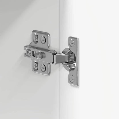 Badrumsskåp med lagring TULUM Högglans Vit 37 x 31.5 x 203 cm