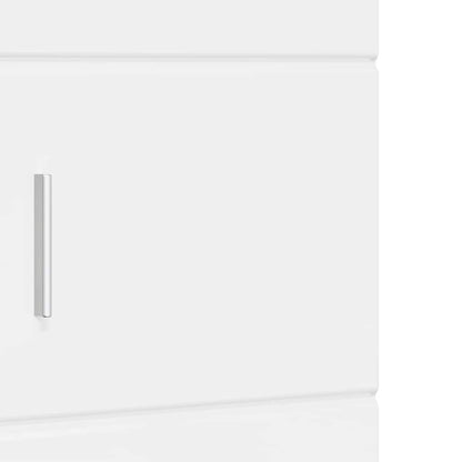 Badrumsskåp med lagring TULUM Högglans Vit 37 x 31.5 x 203 cm
