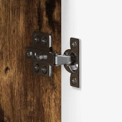 Badrumsskåp med lagring TULUM Rökfärgad Ek 37 x 31.5 x 203 cm