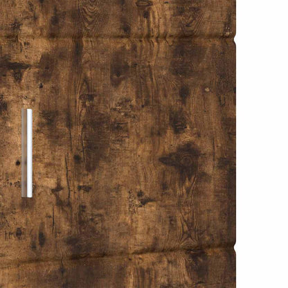 Badrumsskåp med lagring TULUM Rökfärgad Ek 37 x 31.5 x 203 cm