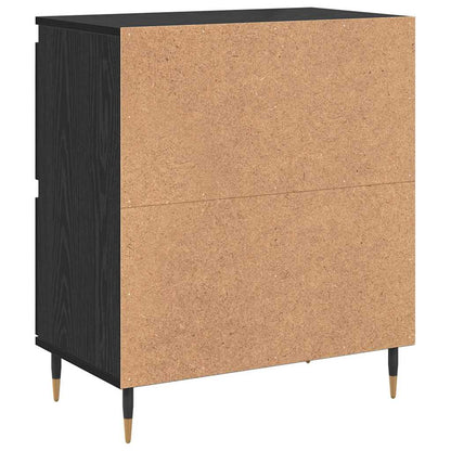 Skåp Svart 3 pcs Svart Ek 180 x 35 x 70 cm