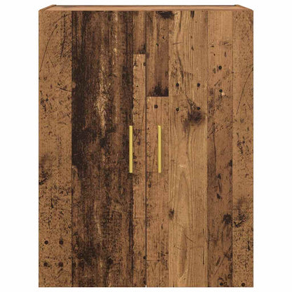 Väggmonterade Skåp 2 pcs Gammalt trä 69.5 x 34 x 90 cm