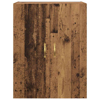 Väggmonterade Skåp 2 pcs Gammalt trä 69.5 x 34 x 90 cm