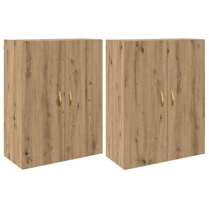 Väggmonterade Skåp 2 pcs artisan ek 69.5 x 34 x 90 cm