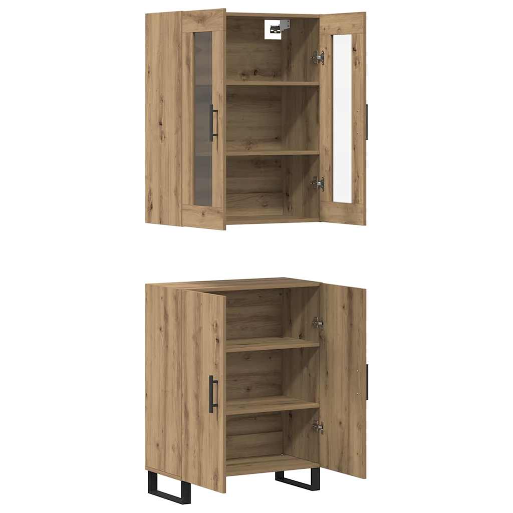 Skåp Väggmonterad artisan ek 69.5 x 34 x 90 cm Konstruerat trä