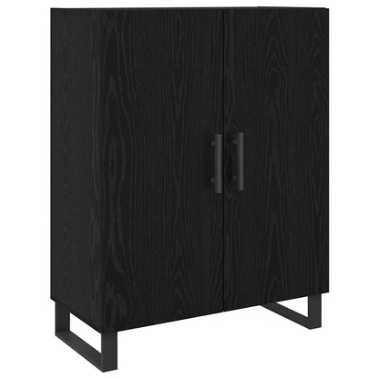 Skåp Svart ek 69.5 x 34 x 90 cm Konstruerat trä