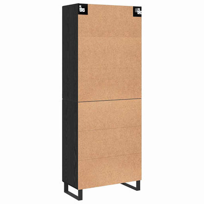 Skåp Svart ek 69.5 x 34 x 90 cm Konstruerat trä