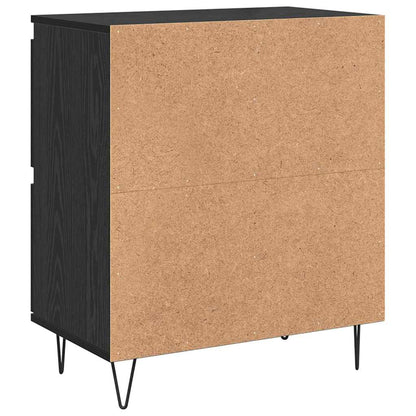 Skåp Svart 3 pcs Svart Ek 180 x 35 x 70 cm