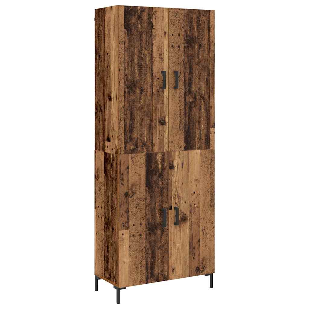 Skåp Trä 2 pcs Gammalt Trä 69.5 x 34 x 180 cm