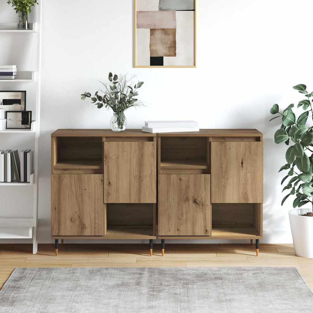 Skåp Artisan Ek 2 pcs 120 x 35 x 70 cm
