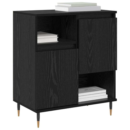 Skåp Svart 2 pcs Svart Ek 120 x 35 x 70 cm