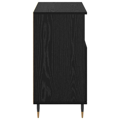 Skåp Svart 2 pcs Svart Ek 120 x 35 x 70 cm