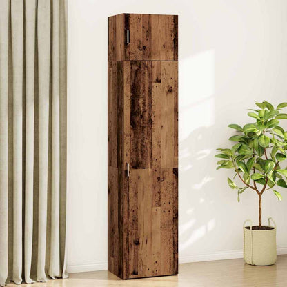 Skåp Åldrat Trä 50 x 41 x 225 cm