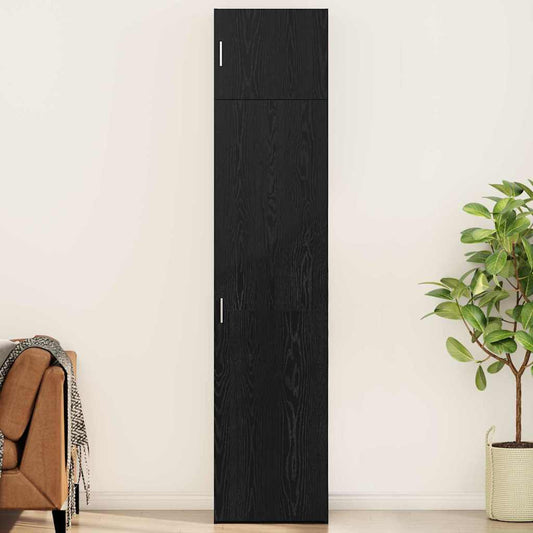 Skåp Svart Ek 50 x 41 x 225 cm
