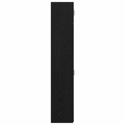 Skåp Svart Ek 50 x 41 x 225 cm