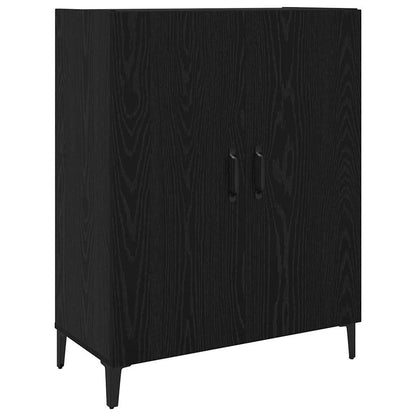 Skåp Svart Ek 69.5 x 34 x 180 cm