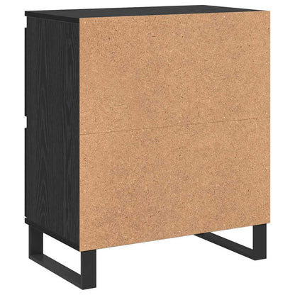 Skåp Svart Ek 3 pcs 180 x 35 x 70 cm