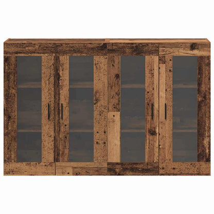 Väggskåp Åldrat Trä 2 st 69.5 x 34 x 90 cm